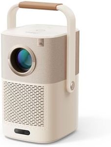 【Sound by JBL & Built-In 2.5H Battery】Portable Projector, Native 1080P,Auto Focus&Keystone,WiFi 6 Bluetooth,50% Zoom,Smart Screen, Yaber Outdoor for Bedroom,Home Cinema