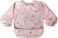 Tiny Twinkle Mess-Proof Full Sleeve Bib - Baby and Toddler Waterproof and Machine Washable Long Sleeved Smock Bib