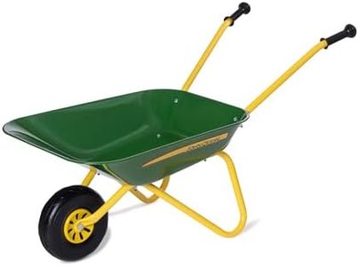 Rolly Toys John Deere (Wheelbarrow, Metal Bowl, Plastic Handles, Children from 2.5 Years) 271986, Green
