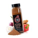 TBQ Rib, Chicken & Butt Rub 800g - 28.2oz Global Plant Based Certified, MSG Free, No Fillers