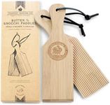 Gnocchi Boards and Wooden Butter Paddles to Easily Create Authentic Homemade Pasta and Butter Without Sticking - Set of 2 Makers - 24 cm