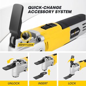 Enventor Oscillating Multi Tool 300W – Variable Speed Power Tool