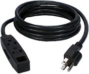 QVS 10' 3-Outlet 3-Prong Power Exte