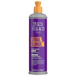 Bed Head TIGI Serial Blonde Purple Toning Shampoo for Cool Blonde Coloured Hair, Colour Enhancing & Protection Shampoo with Purple Toning Pigment to Enhance & Brighten Blonde Hair, Prevents Frizz, Static & Flyways, Adds Shine & Maintains Hair, 400ml