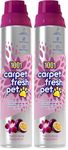 1001 Carpet Fresh Pet - Thai Orchid & Passionfruit - 300ml (Pack of 2)