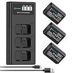 Artman 3-Pack NP-FW50 Battery and U