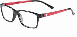 Glasswear Blue Cut Progressive Reading Glasses For Men & Women Anti Glare UV 420 Square Frame (Disatnce Plano (0) Power/Reading +1.00 to +3.00) (Distance Plano (0) Power/Reading +1.75)