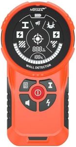 NOYAFA Stud Finder Wall Scanner-6 in 1 Multifunctional Wall Detector with Smart Chip & HD LCD Display, Electronic Stud Sensor for Wood Studs, Metal, Live AC Wires, Joists and Pipes Detection