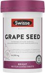 Swisse Beauty Grape Seed - Supports Collagen Formation & Skin Health - 180 Tablets