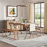 Tribesigns 4-Piece 51-Inch Dining T