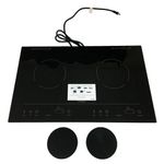 Dometic 2-Burner Drop-in Electric Induction Cooktop, Black