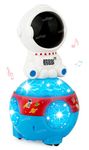 Zest 4 Toyz Electronic Walking Dancing Rotating Space Robot Toys for Kids with Lights & Dazzling Music Sound Educational Toys