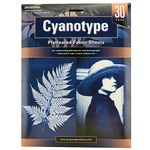 Jacquard Cyanotype Pretreat 8.5" x 11" Fabric Sheets 30 Pack, Blue