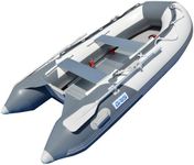 3.0M Inflatable Boat Inflatable Dinghy Yacht Tender Raft with Aluminum Floor