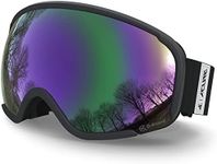 ACURE Ski Goggles for Men Women, Snow Snowboard Goggles Adult Youth, OTG - Over The Glasses with Anti Fog UV400 Protection