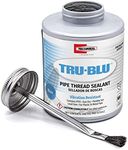 Rectorseal 31431 Pint Brush Top Tru-Blu Pipe Thread Sealant, Blue