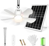Gliztech Solar Ceiling Fan Light, 2