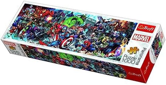 Trefl- Entra Avengers Other 1000 Piezas, Panorama, Adultos y niños a Partir de 12 años Puzzle, Color únete al Universo, Marvel los Vengadores
