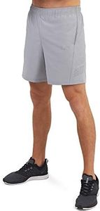 TCA Men's Laser Lightweight Running Shorts with Pockets - Alloy Gray (6''), X-Large