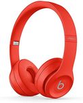 Beats Solo3 Wireless On-Ear Headphones - Apple W1 Headphone Chip, Class 1 Bluetooth, 40 Hours Of Listening Time, Built-in Microphone - Red (Latest Model)