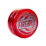 Yomega Fireball YoYo -HIGH Performance Responsive Transaxle Yoyo, Great for string tricks for advance Players to Perform Like Pros + Extra 2 yo yo Strings & 3 Month Warranty (red)