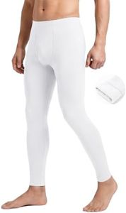 Thermal Underwear for Men - Long Johns Bottom Fleece Lined Base Layer Pants