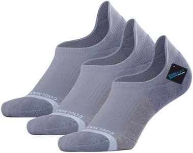 BRISIRA Bamboo Viscose Coolmax Running Golf No Show Socks Womens Wicking Performance Low Cut Tab Athletic