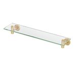Gatco 4236 Latitude II, Glass Shelf, 20”, Brushed Brass