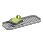 iDesign Silicone Sink Tray, Grey