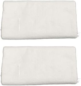 1 par de Tela de Embalaje de Silenciador, Silenciador de Tubo de Escape de Motocicleta Algodón Fibra de Vidrio 35x25cm Tela de Embalaje Absorbente de Sonido