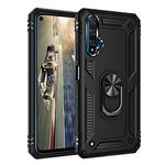 Case for Huawei Nova 5T Case Cover ,360 Degree Rotating Ring Holder Kickstand Case for Huawei Nova 5T YAL-L61A YAL-L61D YAL-L71A / Honor 20 YAL-AL00 YAL-TL00 YAL-L21 / Honor 20S Case Cover Black