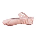 Bezioner Ballet Dance Shoes Split Sole Flat Gymnastics Dancing Slippers Pink EU 38