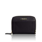 Tumi Voyageur SLG Tri-Fold Zip-Around Wallet Credit Card Case, 12 cm, Black