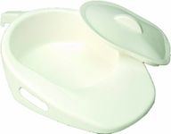 NRS Healthcare Fracture Pan With Lid - White