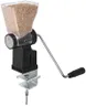 Kitchen Crop Hand Crank Grain Mill Wheat Flour Grinder, Stainless Steel Metal Burrs (The Grain Mill)