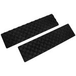 Performance Tool W1893 4-Inch x 15-1/2-Inch Diamond Tread Rubber Step Mats - Non-Skid Adhesive Traction for Trailers, Trucks, Boats, and More