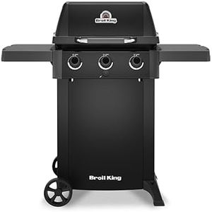 Broil King 814954 Gem 310 Shadow 3-Burner Propane Gas Grill in Black