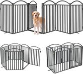 Malier Metal Freestanding Dog Gates