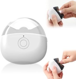 Electric Nail Clippers, 2026 New Electric Automatic Nail Trimmer with Light and Nail Scraps Storag, 360° Silent Auto Fingernail Cutter and Polishing Trimmer Baby Nail Trimmer Electric (White)
