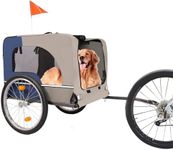 SLifet Pet Dog Bike Trailer, One Size, Blue + Gray