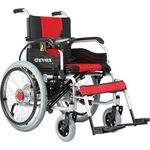 EVOX Electric Wheel Chair With (24 V 12AH) Battery, 12-15 km per Charge, Lead Acid Battery Specially-abled WC-101,6 Months Warranty on Battery