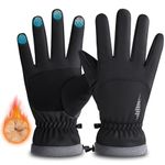 RIVMOUNT Winter Gloves Women Men Touch Screen Waterproof Warm Gloves, for Cold Weather Running, Driving, Cycling, Biking, Riding, Walking, Hiking, Outdoor Sports, Daily Work