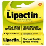 Lipactin Cold Sore and Fever Blister Treatment Gel, 3g Tube