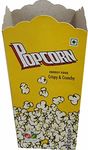 ECOSIP Paper Popcorn Boxes POPCORN CONTAINER EMPTY, Yellow Colour (50)