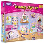Imagimake Unicorn Craft Kit - 20+ Mess-Free Activities: Colouring,Painting,Bracelet Making,Magnetic Dress-Up - Art Kit for Girls Ages 5-10,Birthday Gift,Multicolor