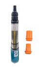 Asian Pumps & Machineries 24V Impeller Solar or Battery Operated Submersible Water Pump for Borewell/Openwell Farm River and Pond Head 90-100 Feet Flow 3000-4000 Lhr with 3 Nozzle 1” 1.5” & 2” 250W