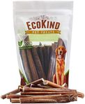 EcoKind Pet Treats All-Natural Premium 6 Inch Bully Sticks for Dogs | 16 Oz. Bag | Delicious Protein Rich Dog Chews