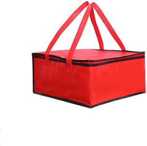 Pizza Delivery Bag Insulated Thermal Food Container Backpack Storage Insulated, Durable Non-Woven Fabric, 40x40x22cm, Versatile for Hot and Cold Items