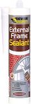 Everbuild White External Frame Sealant - 4 Tubes