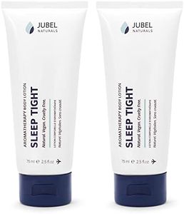Body Lotion Sleep Tight, Body Moisturizer with Sleep-Inducing Scent (Lavender, Jasmine, Ylang, Clary Sage, Vanilla, Sandalwood Essential Oils blend) Vegan, Cruelty Free, 100% Natural Skin Care, 2.5 fl.oz x 2